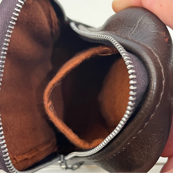 Vintage Small Faux Leather Kodak Pocket Tote Camera Case Missing Clip With Strap - Picture 11 of 16